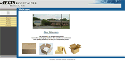 Desktop Screenshot of aegiscontainer.com
